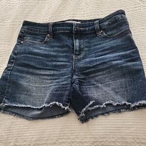 Liverpool Dark Blue Jean Shorts